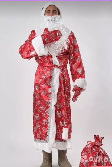 Костюм деда мороза взрослый