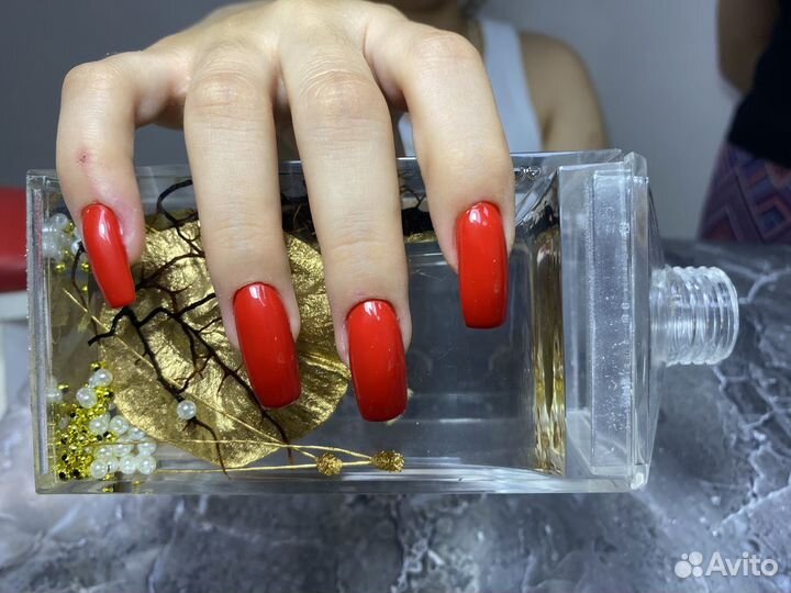 Маникюр с покрытием гель лак