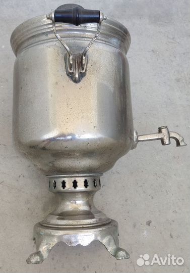 Самовар тульский штамп на дровах СССР 5 литров