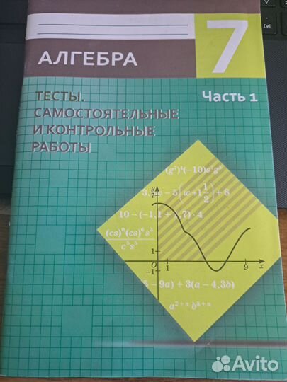 Рабочая тетрадь по алгебре 7 класс 1 часть