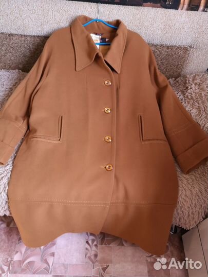 Пальто кашемир женское новое 58 размер