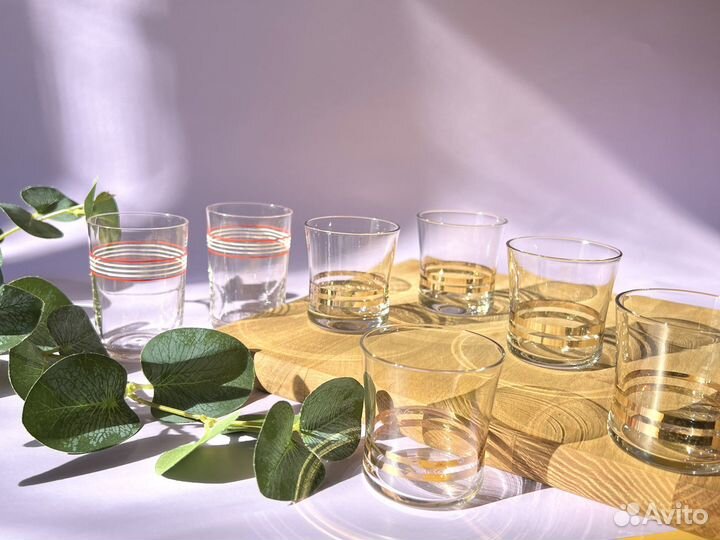 Стопки рюмки СССР стеклянные винтаж маленькие