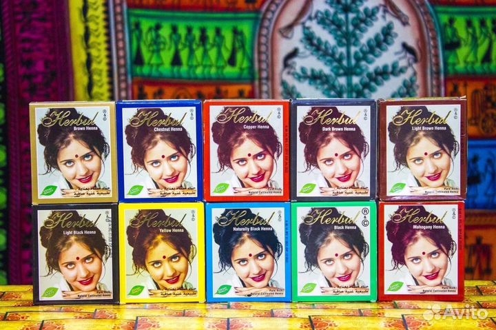 Хна краска для волос Lady Henna Aasha Herbul Индия