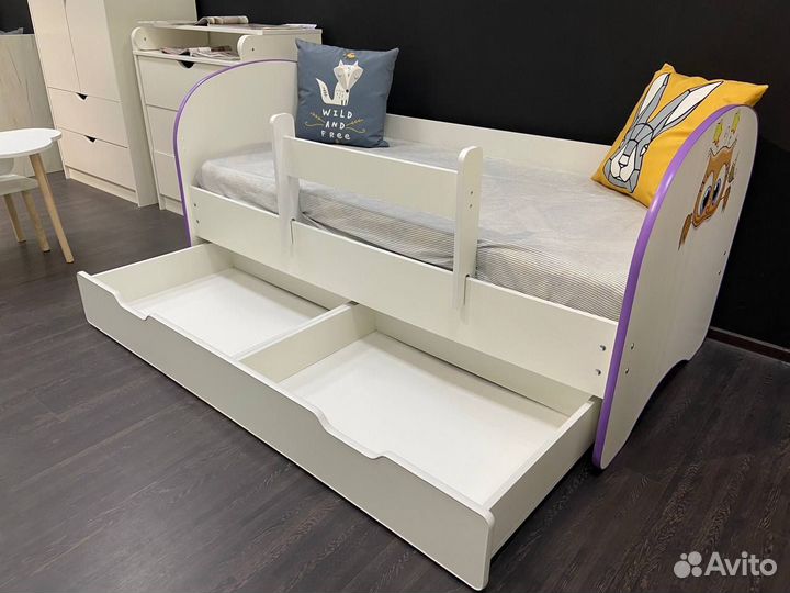 Детская кровать с Бортиком