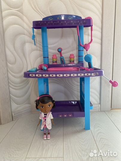 Набор доктора Плюшевой и кукла доктор Плюшева