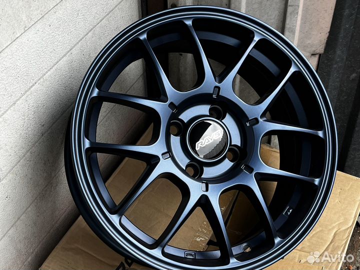 R15 #Диски Rays Racing 4x100 #Синий