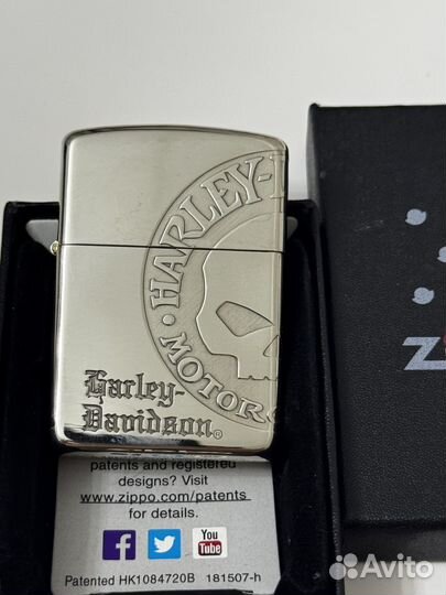 Зажигалка zippo harley davidson