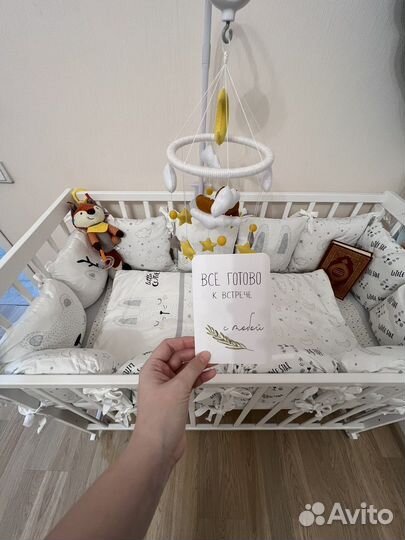 Бортики в детскую кроватку