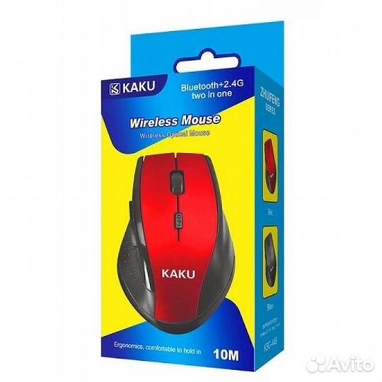 Мышь Б/провод. kakusiga KSC-449 RED