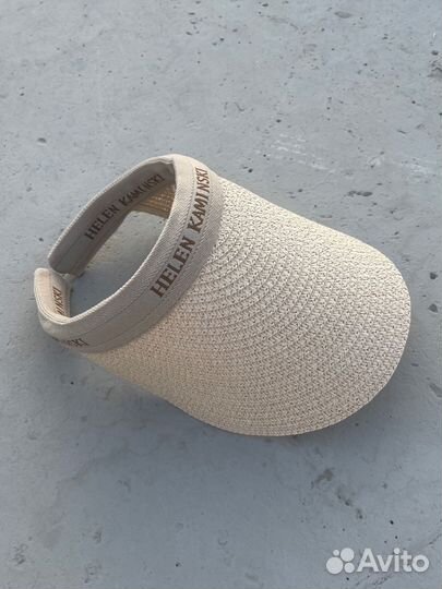 Козырек пляжный соломеный