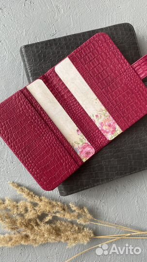 Обложка на паспорт, ручная работа