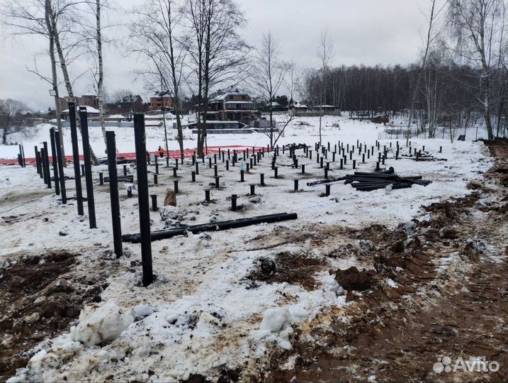 Винтовые сваи под ключ