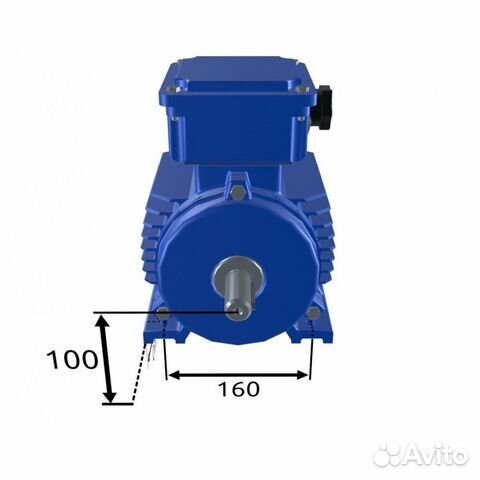 Электродвигатель аир 100L6 (2,2кВт/1000об.мин)