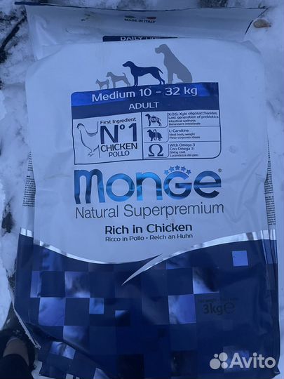 Корм для собак monge