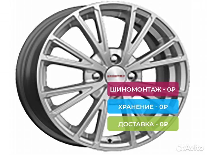 R15 4x98 6J ET35 58,5 К&К Меандр Сильвер