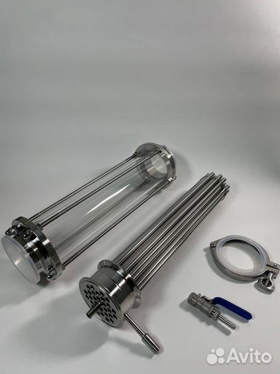 Мц царга 3 дюйма 400мм в стеклянной царге