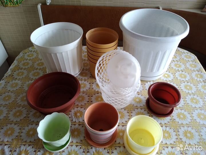 Цветочные горшки