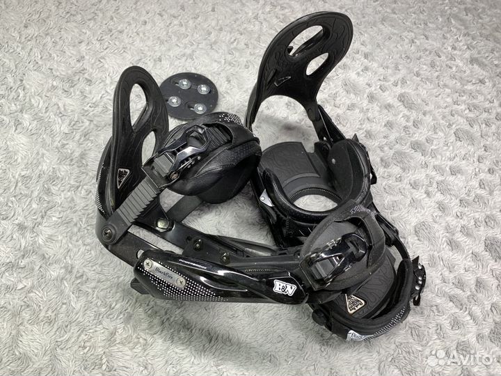 Крепления для сноуборда M/L Black Fire