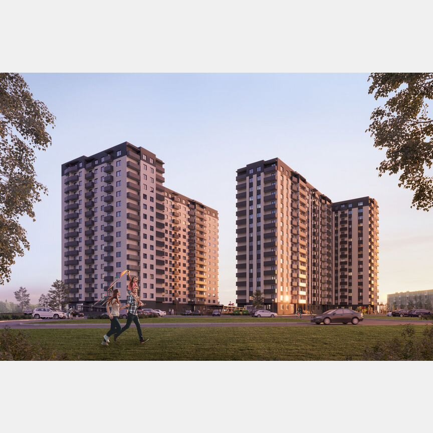 Квартира-студия, 33,6 м², 9/16 эт.