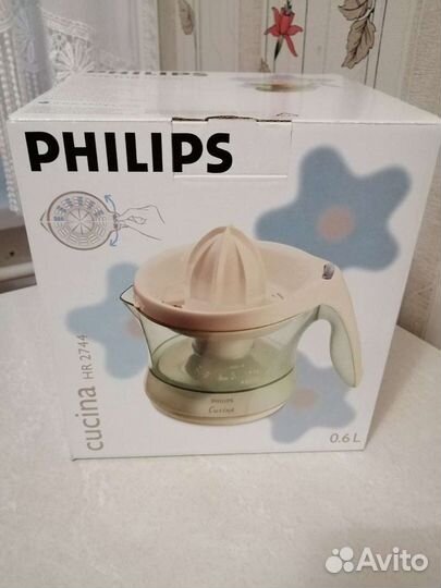Соковыжималка электрич Филипс, новая