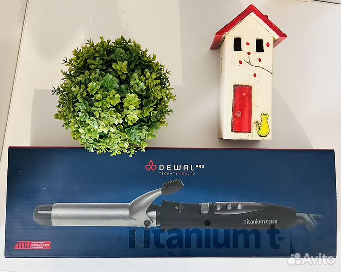 Плойка для волос dewal TitaniumT Pro