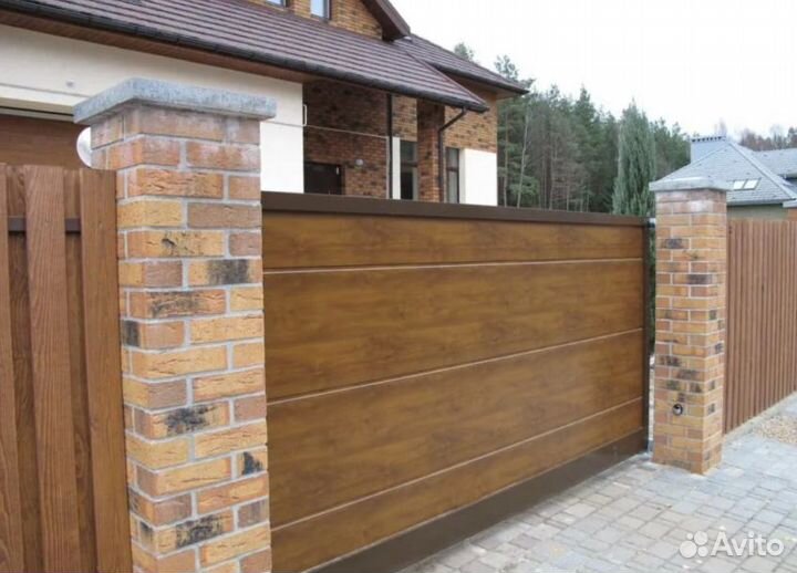 Ворота откатные металлические профессионально