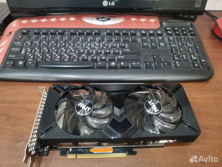 Видеокарта Palit gtx 1660ti 6GB