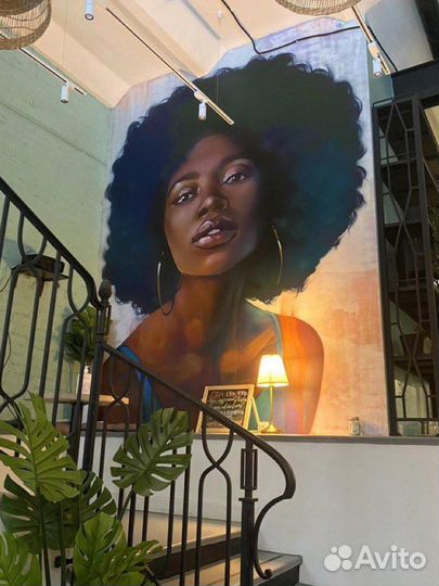 Роспись стен граффити оформление услуги художника