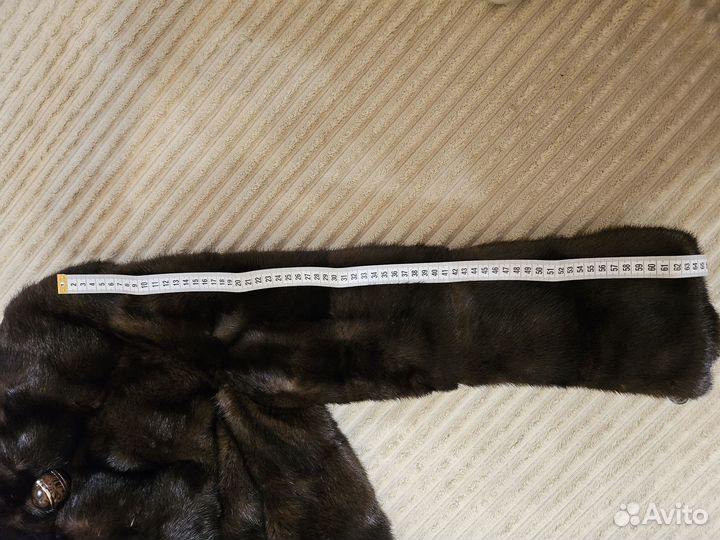 Шуба норковая 50-52 (коричневый)