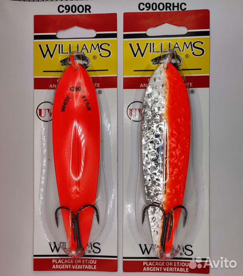 Блесны Williams Whitefish C90 оригинал