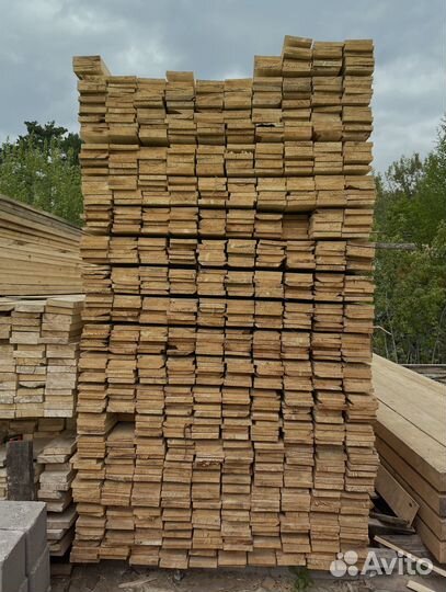 Доска обрезная 1 сорт 25х100 опт и розница