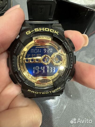 Наручные часы casio g-shock gd-100gb-1er оригинал