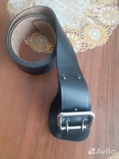 Ремень офицерский кожаный