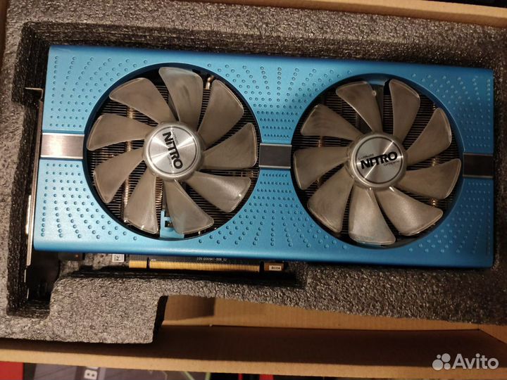 Видеокарта sapphire rx580 8gb 2304sp nitro+ SE