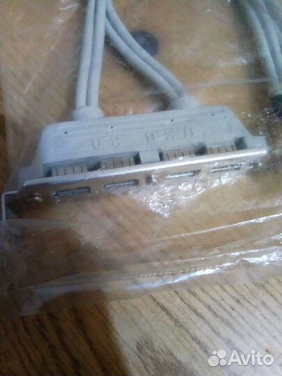 Планка Портов в Корпус 4- Port USB 2.0 9Pin, 1 шт