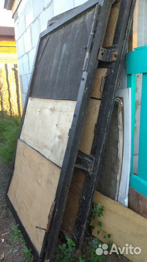 Ворота гаражные металлические бу