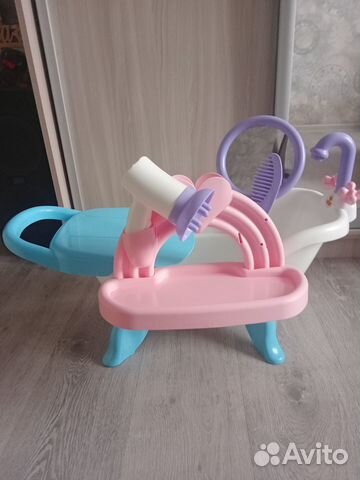 Ванна для купания кукол с аксессуарами