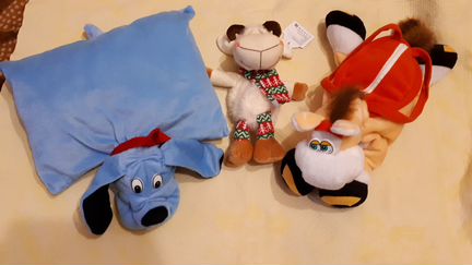 Мягкие игрушки с карманом Рюкзачки детские