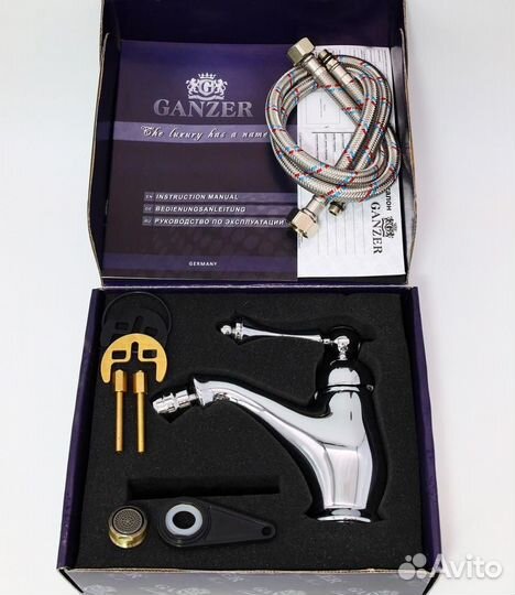 Смеситель для биде ganzer silestis GZ77012