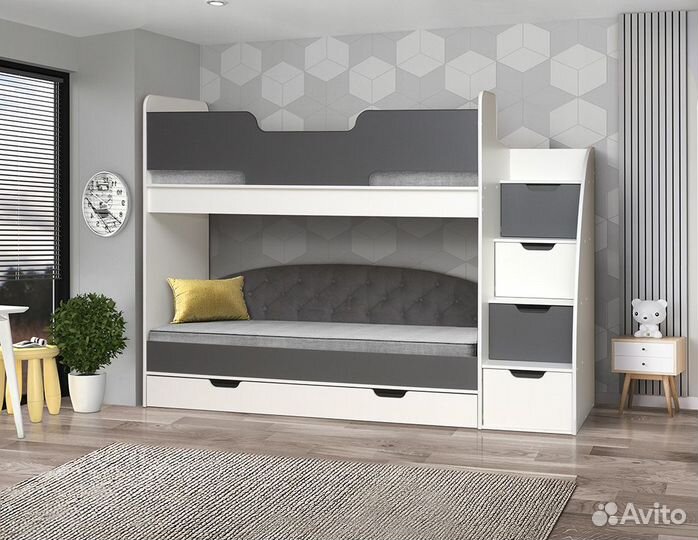 Детская двухярусная кровать