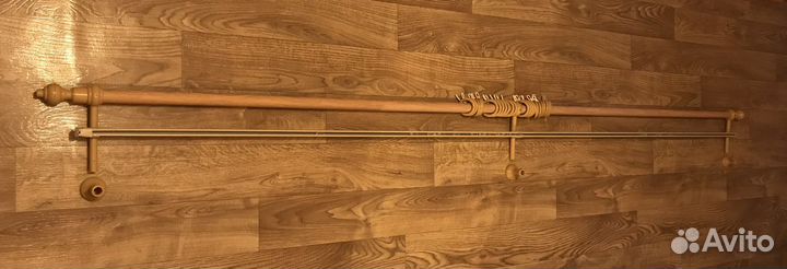 Карниз для штор двурядный 3 и 3.10 м настенный