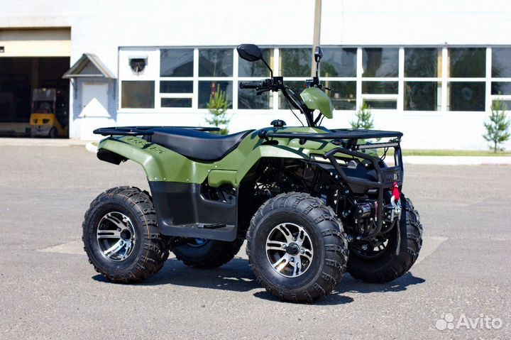 Квадроцикл irbis ATV 200U LUX (+лебедка) хаки (птс