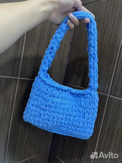 Cумка из петельчатой пряжи