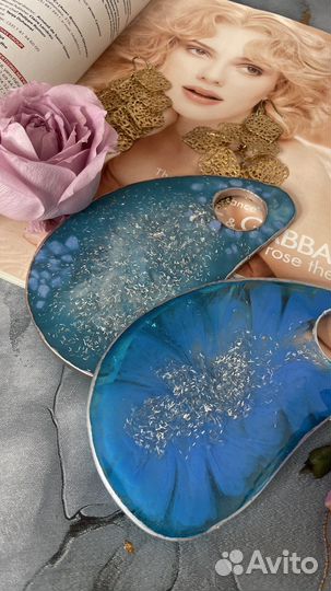 Палитра из эпоксидной смолы