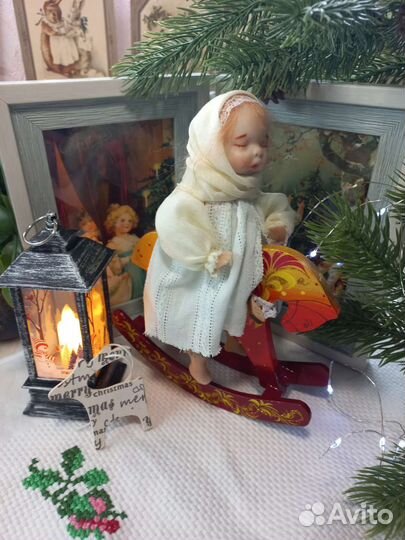 Интерьерная кукла ручной работы