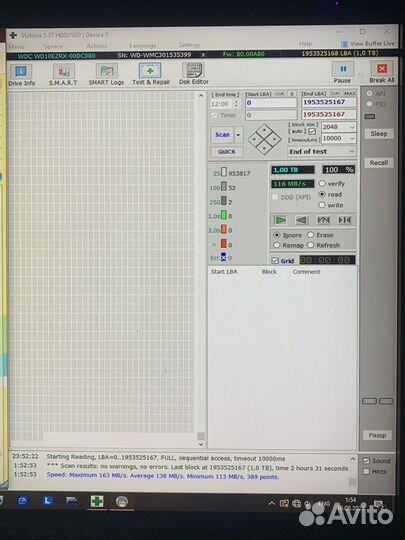Жесткий диск 1 тб wd green