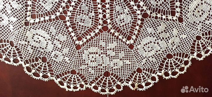 Шикарные скатерти и салфетки крючком большие