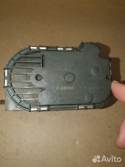 Дросельная заслонка на hyundai solaris