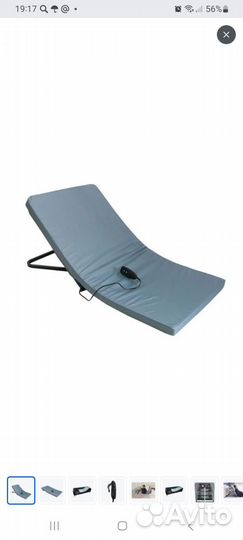 Раскладушка с электро подъёмным механизмом