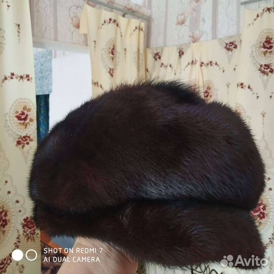 Берет женский норковый